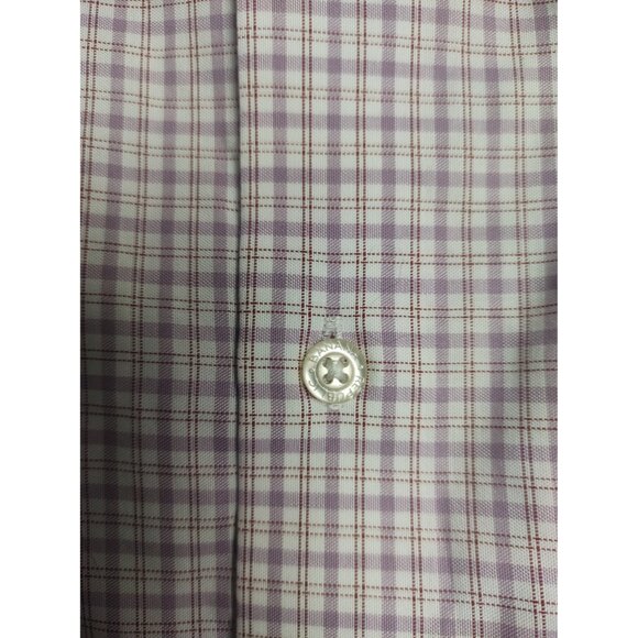 Banana Republic Men’s XXL Light Purple Check Dress Shirt Long Sleeve NWT - Picture 7 of 10